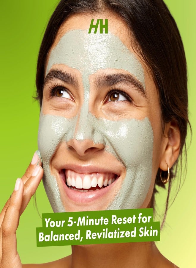 Handmade Heroes Green Tea EGCG Clay Mask – Facial Treatment Mask for Pore Minimizing, Oil Control & Calming. Detoxifying Clay Mask for Blemish Prone Skin - Image 2
